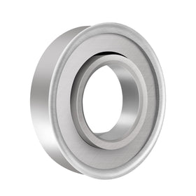 XIKE flanged ball bearing closeup reveals sturdy material and seal