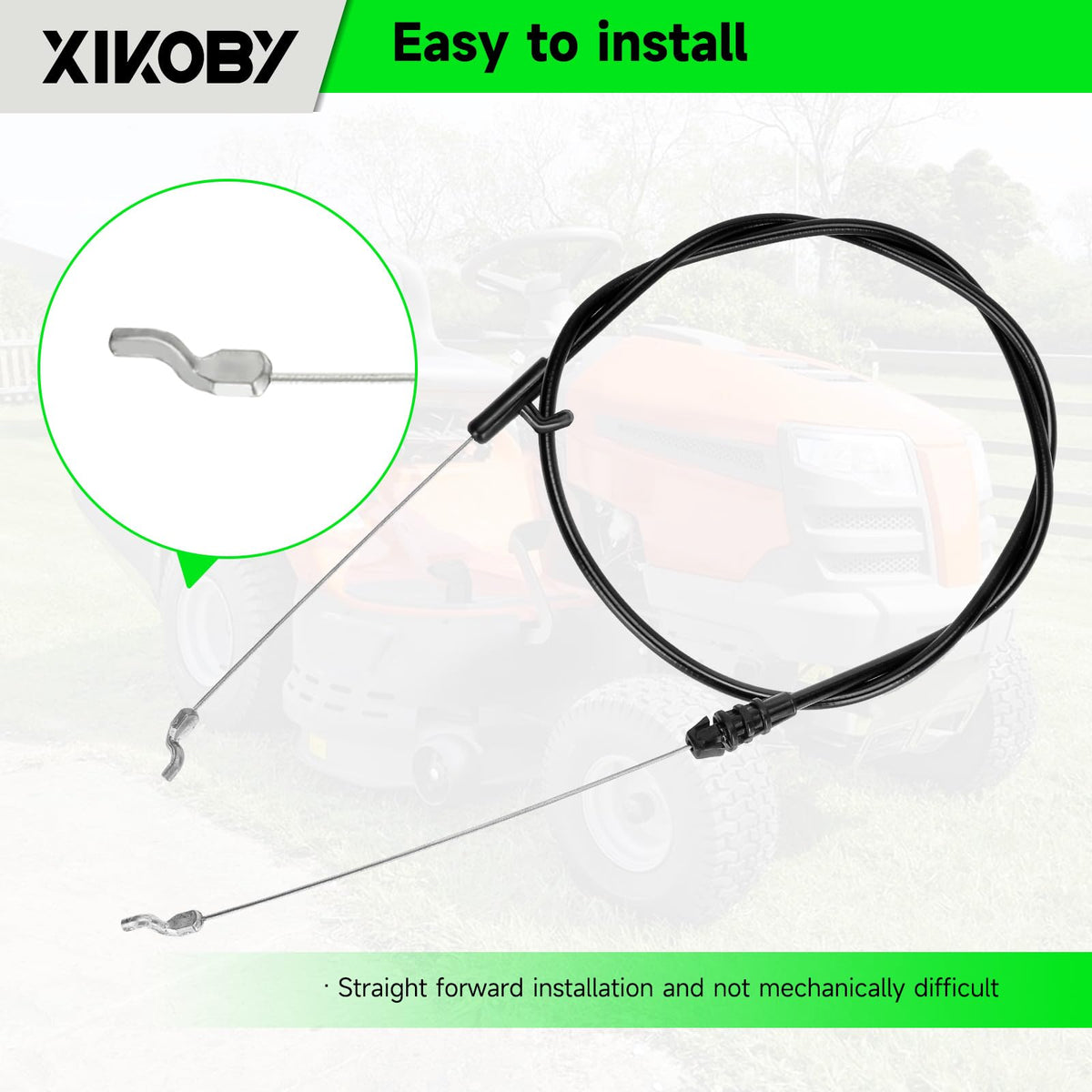XIKOBY 2-pack throttle cables for ready replacements and quick repairs.