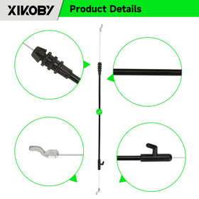 XIKOBY included zip ties help secure the throttle cable.