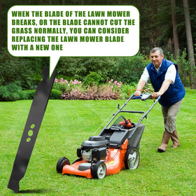 Ximoon 20 inch blade supports consistent lawn performance