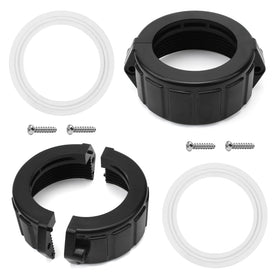 Ximoon 2-inch spa heater split-nut union pack with screws for quick replacement