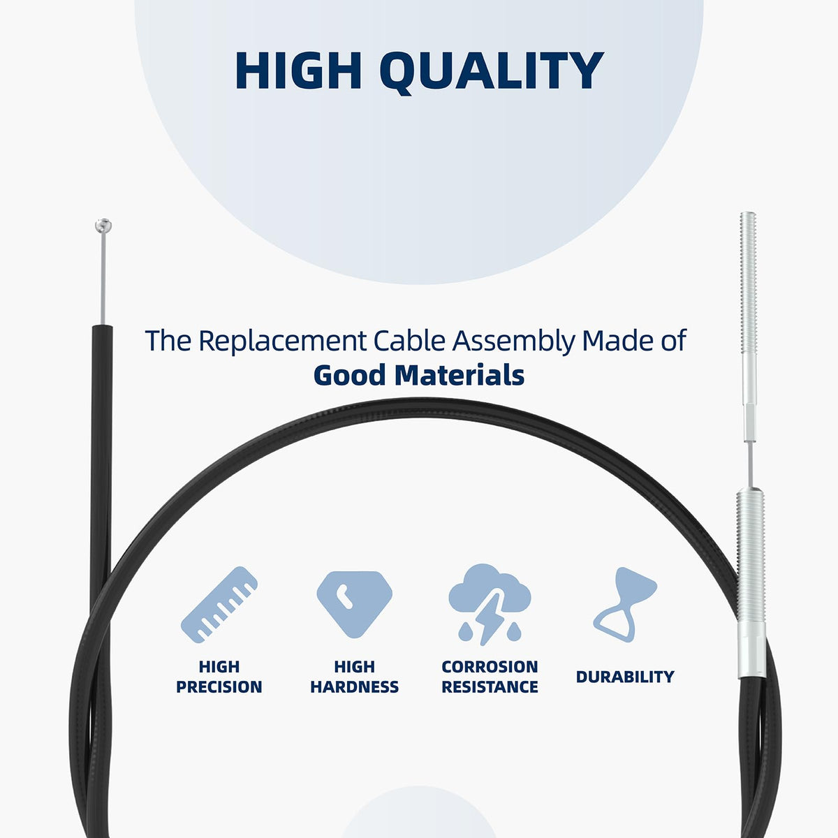 Ximoon 53630 cable length of 39 inches ensures proper fit