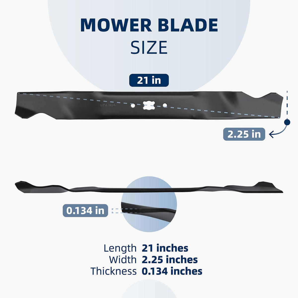 Ximoon 703371 blade fits Snapper walk-behind models for precise mowing