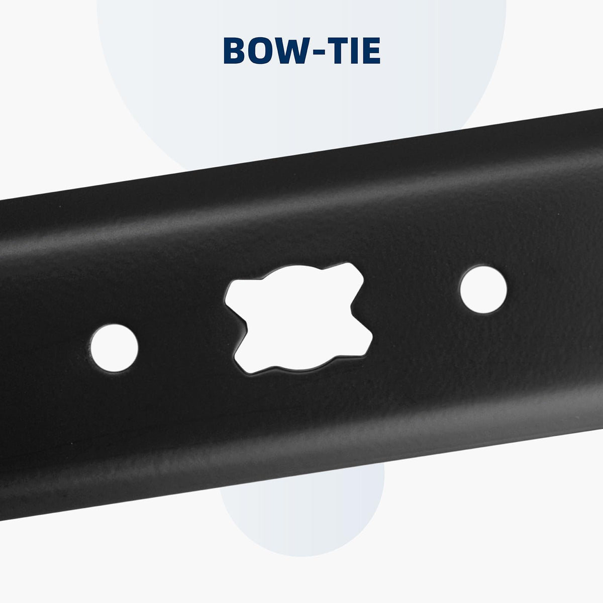 Close-up view of blade edge detail and dimensions