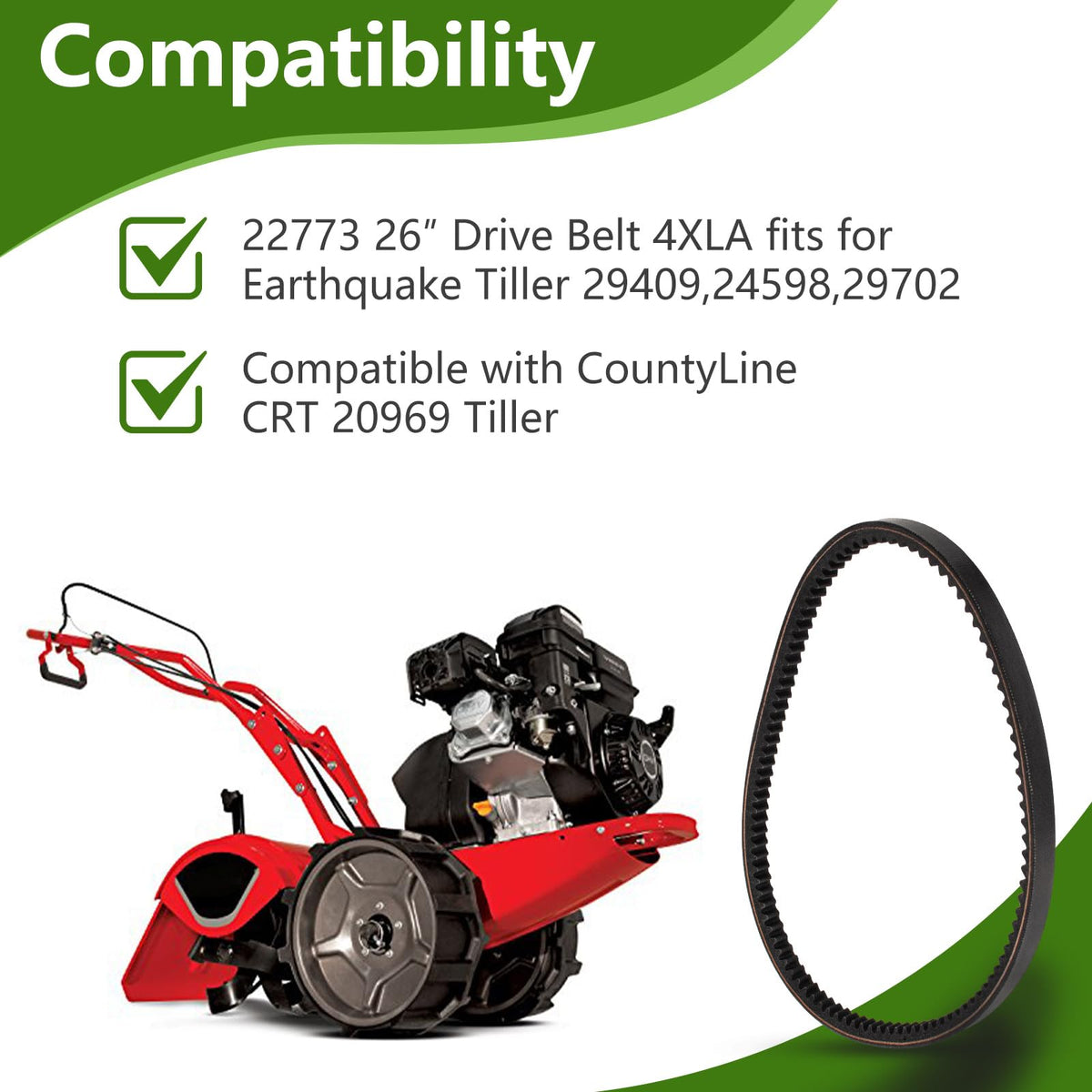 High-quality belt material supports long service life