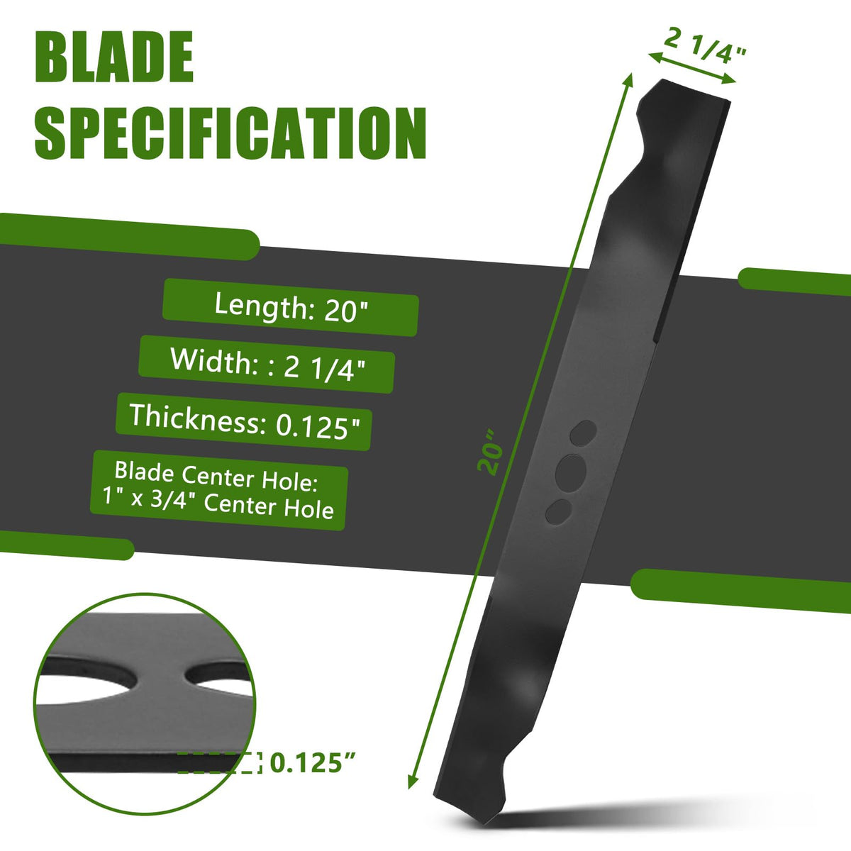 Ximoon heat treated steel blade for durability