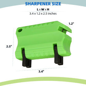 Ximoon reel mower bed knife slot sharpener for precise edge restoration