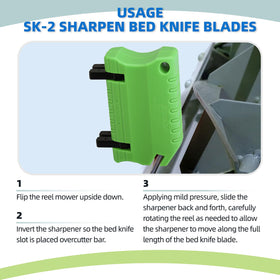 Ximoon reel mower compact portable design for on-the-go maintenance