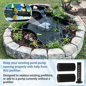 Ximoon prefilter in-water use for cleaner water features