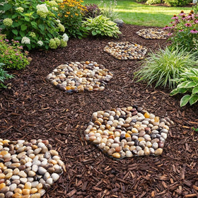 Xindian river rocks withstand weather while guiding foot traffic