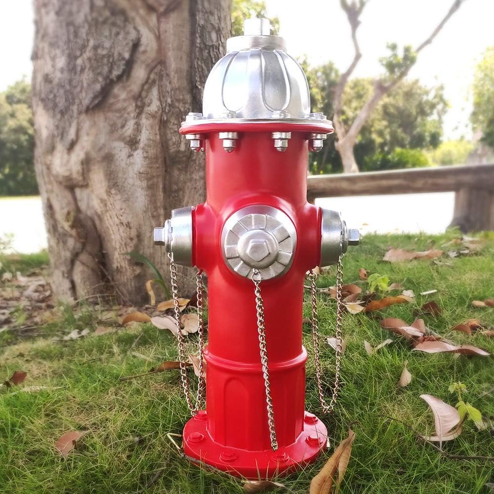 XINDMAO garden hydrant statue adds whimsical yard decoration