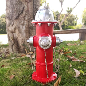 XINDMAO garden hydrant statue adds whimsical yard decoration
