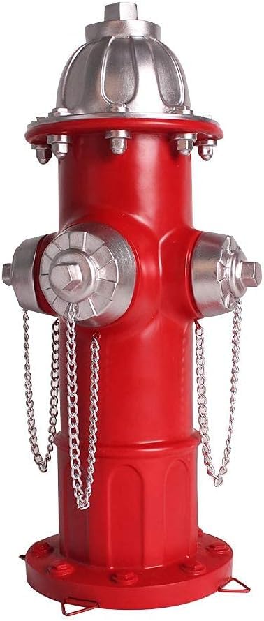 XINDMAO large 15.3-inch dog hydrant statue as outdoor decor