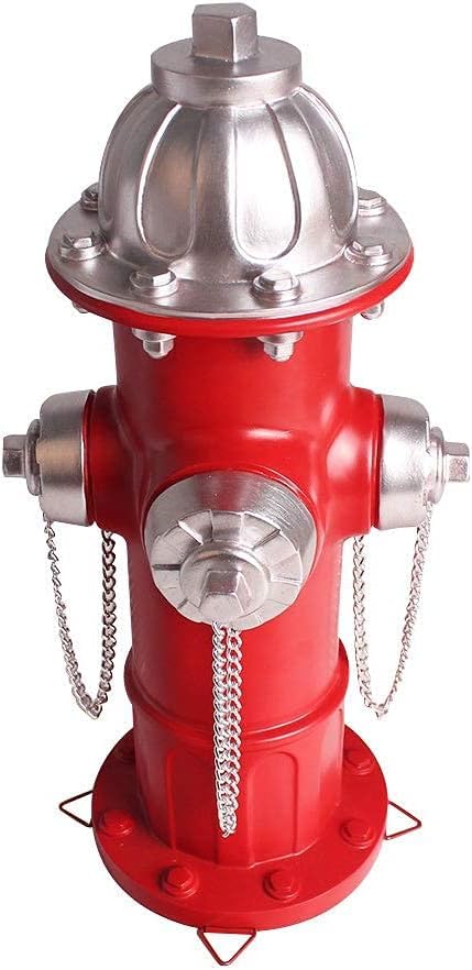 XINDMAO resin fire hydrant outdoor decor durable against weather