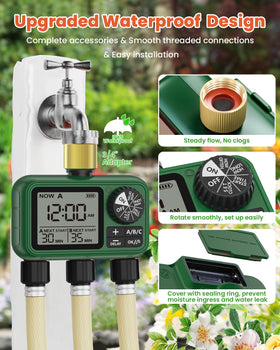 XinFuture timer in rain delay mode for water conservation