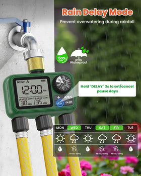 XinFuture zone switch view enabling zone-specific watering