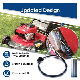 Xingehor 746-04661A control cable endpoints enable smooth throttle and brake operation.