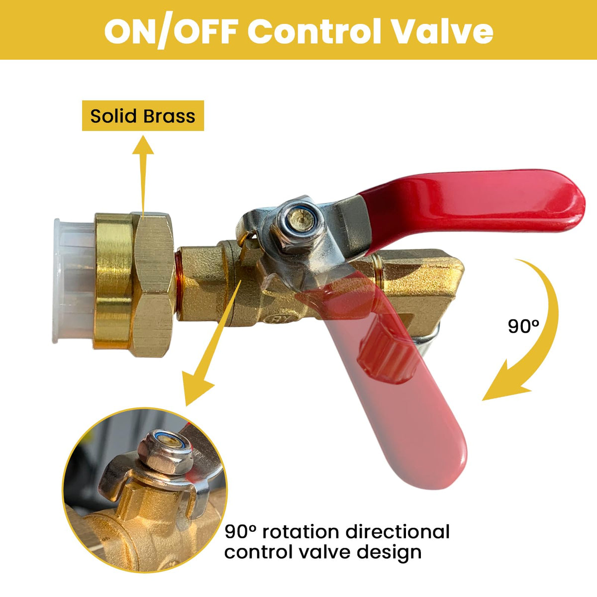 XINGLIANG 3ft hose length reduces strain on fittings during refills.