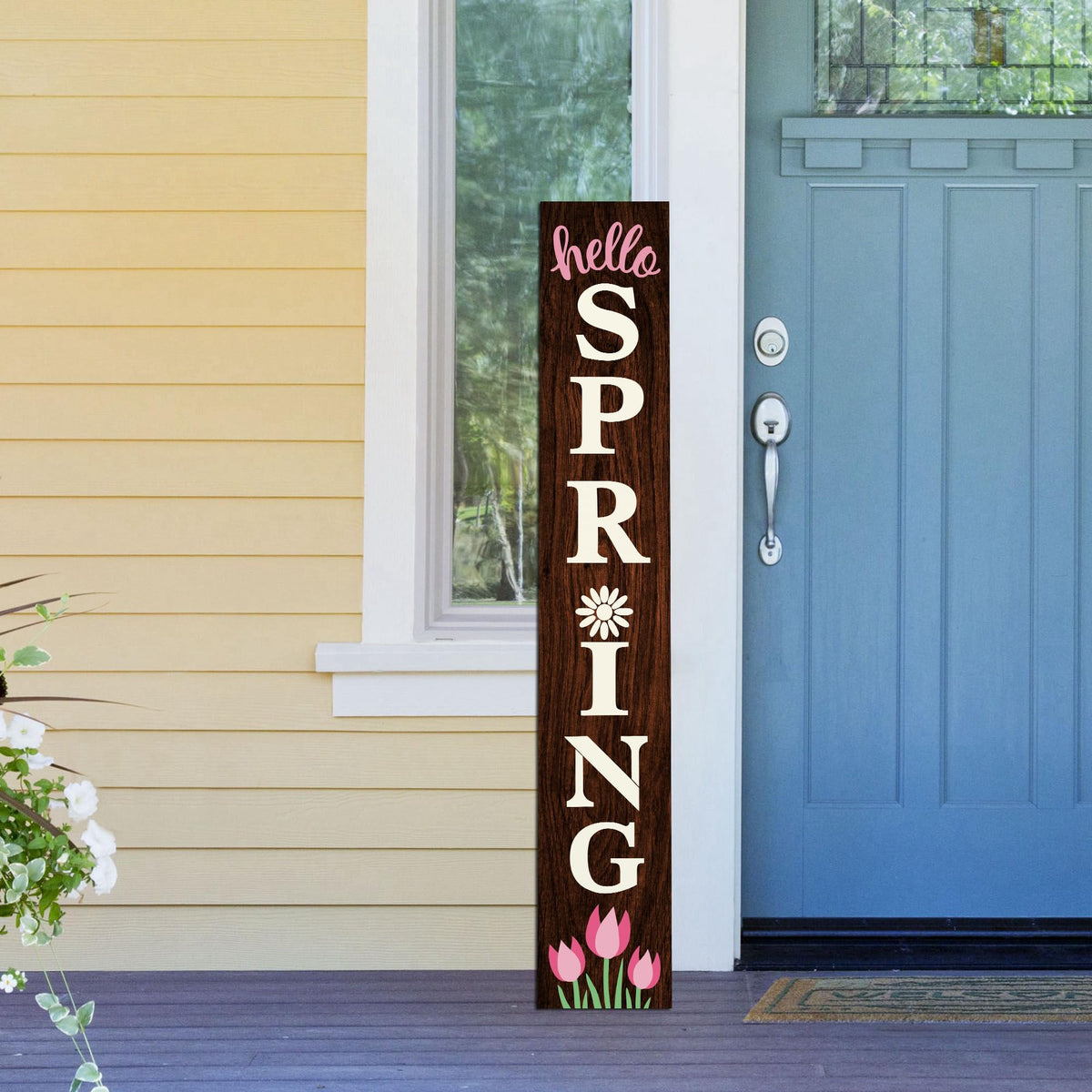 Xinglunla Hello Spring wood frame with vivid print
