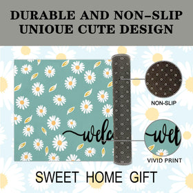 Xinglunla indoor-outdoor doormat measures 17 by 29 inches.