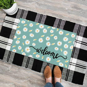 Xinglunla non-slip bottom keeps the mat secure on floors.