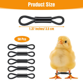 Xinjoduz leg bands adjustable for chicks ensure snug fit and easy application.