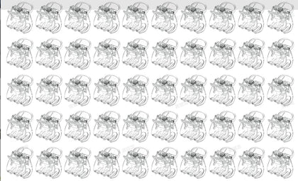 Xinjoduz orchid clips clear clip-stake offering sturdy support for orchids