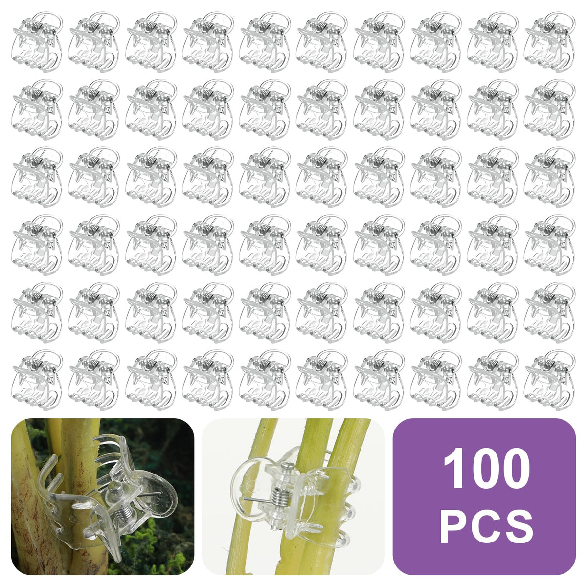 Xinjoduz plant clips ideal for indoor use in home settings