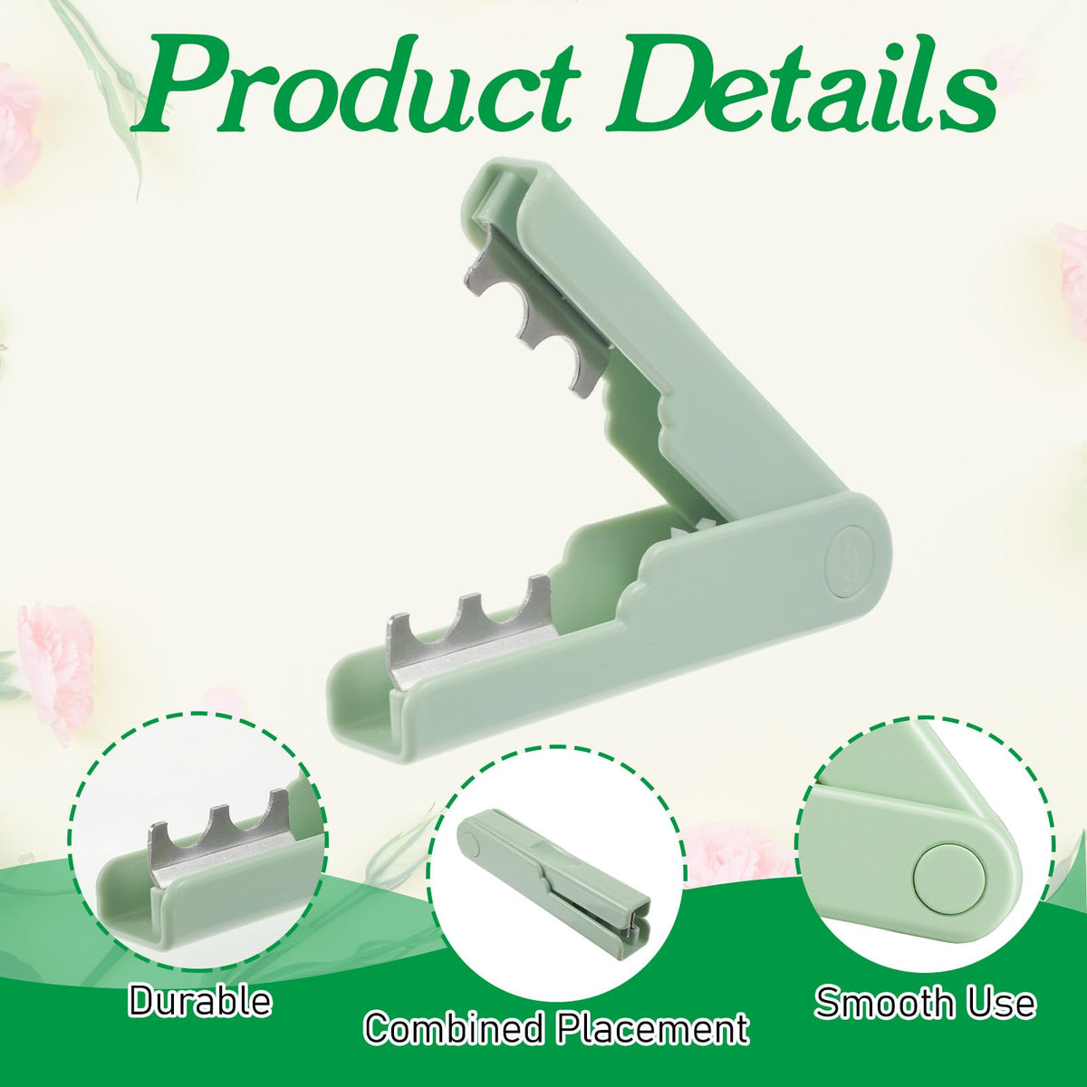 Xinjoduz tool features durable ABS construction, ensuring lasting performance during rose preparation.