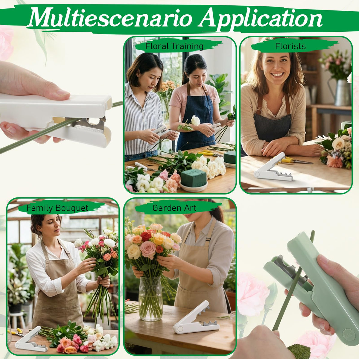 Xinjoduz 2pc set streamlines bouquet prep and centerpieces with clean stems.