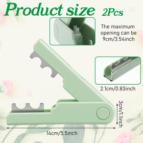 Xinjoduz rose thorn stripper tool, ergonomic handle for comfortable, precise stem cleaning.
