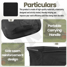 Easy replacement grassbag for quick yard maintenance
