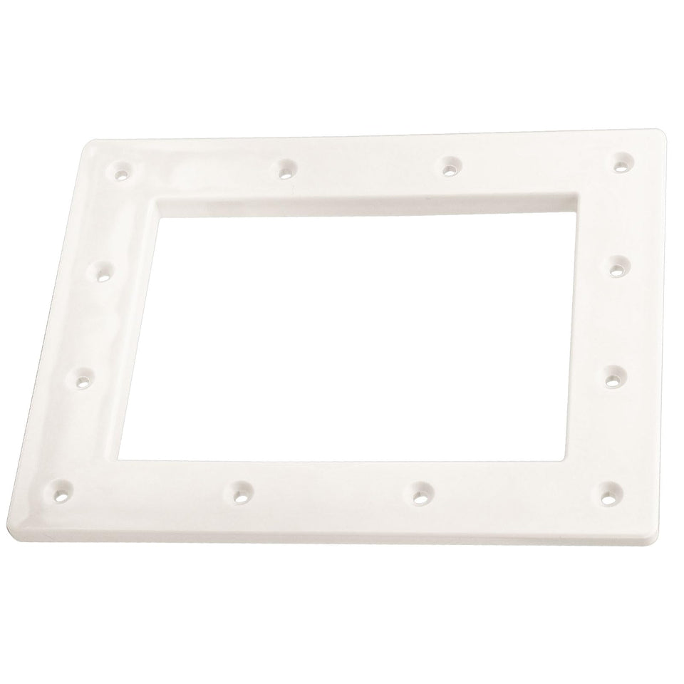 XINKE SPX1084L milky white face plate on Hayward skimmer for a neat pool wall