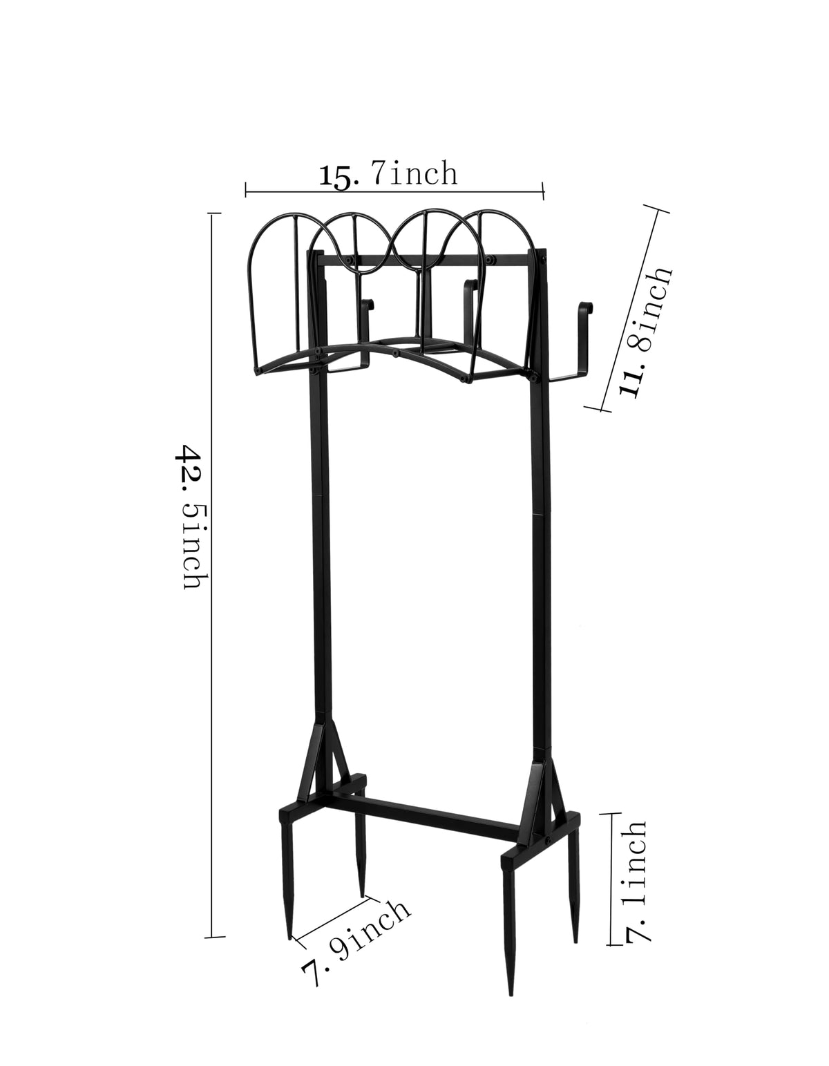 Xinkulas reinforced base with four anchor spikes provides strong outdoor anchoring.