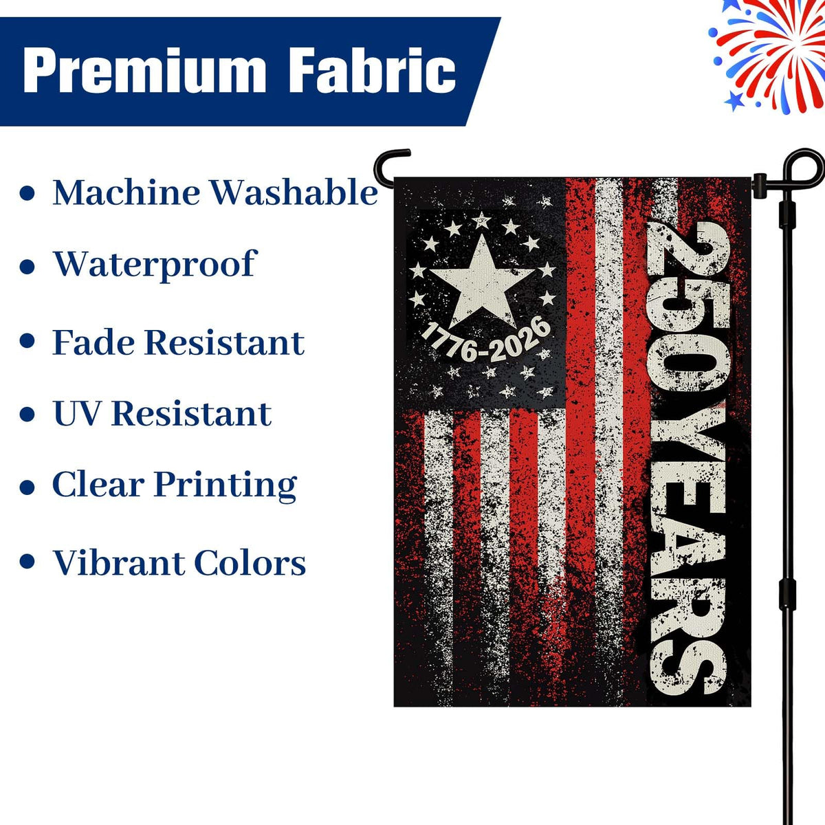 XINNK distressed-vintage-flag for bold patriotic decor.