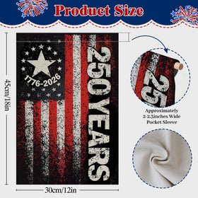 XINNK double-sided-print-flag with readable text from any angle.