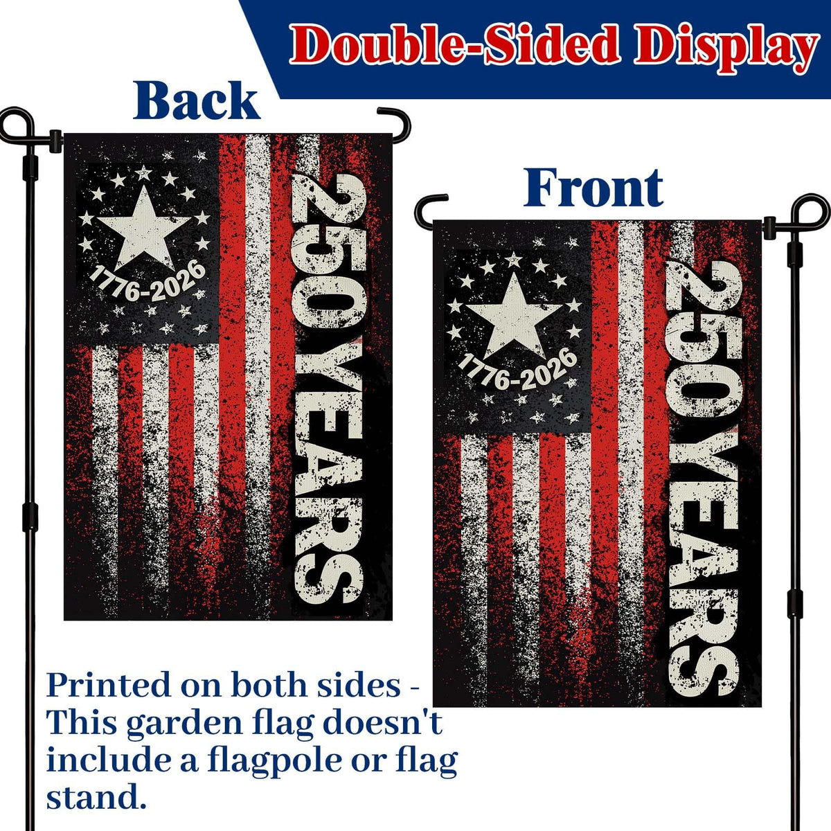 XINNK waterproof-fade-resistant-fabric flag for all-weather outdoor use.