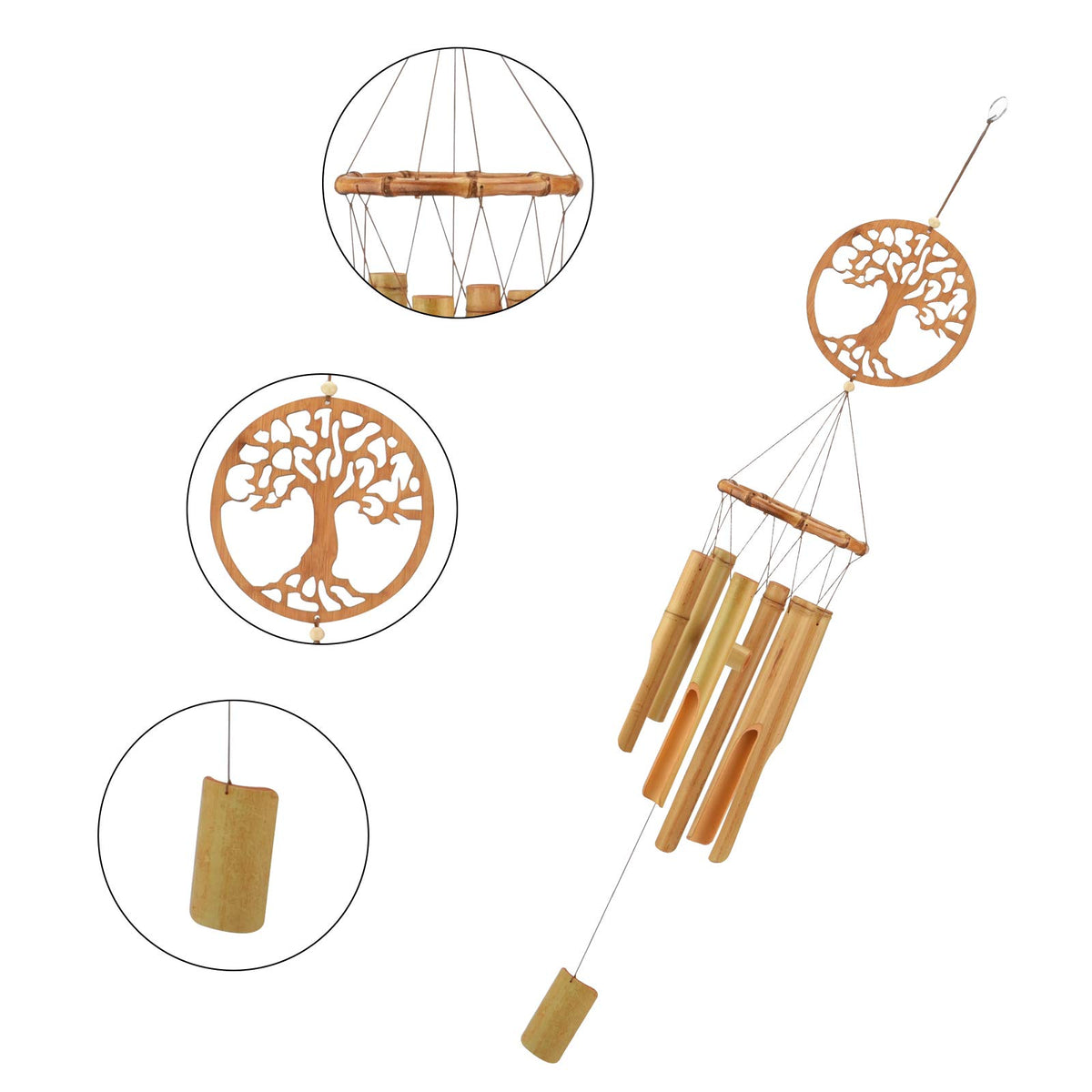 XINRUI Handmade wind chime crafted by traditional artisans for lasting charm.