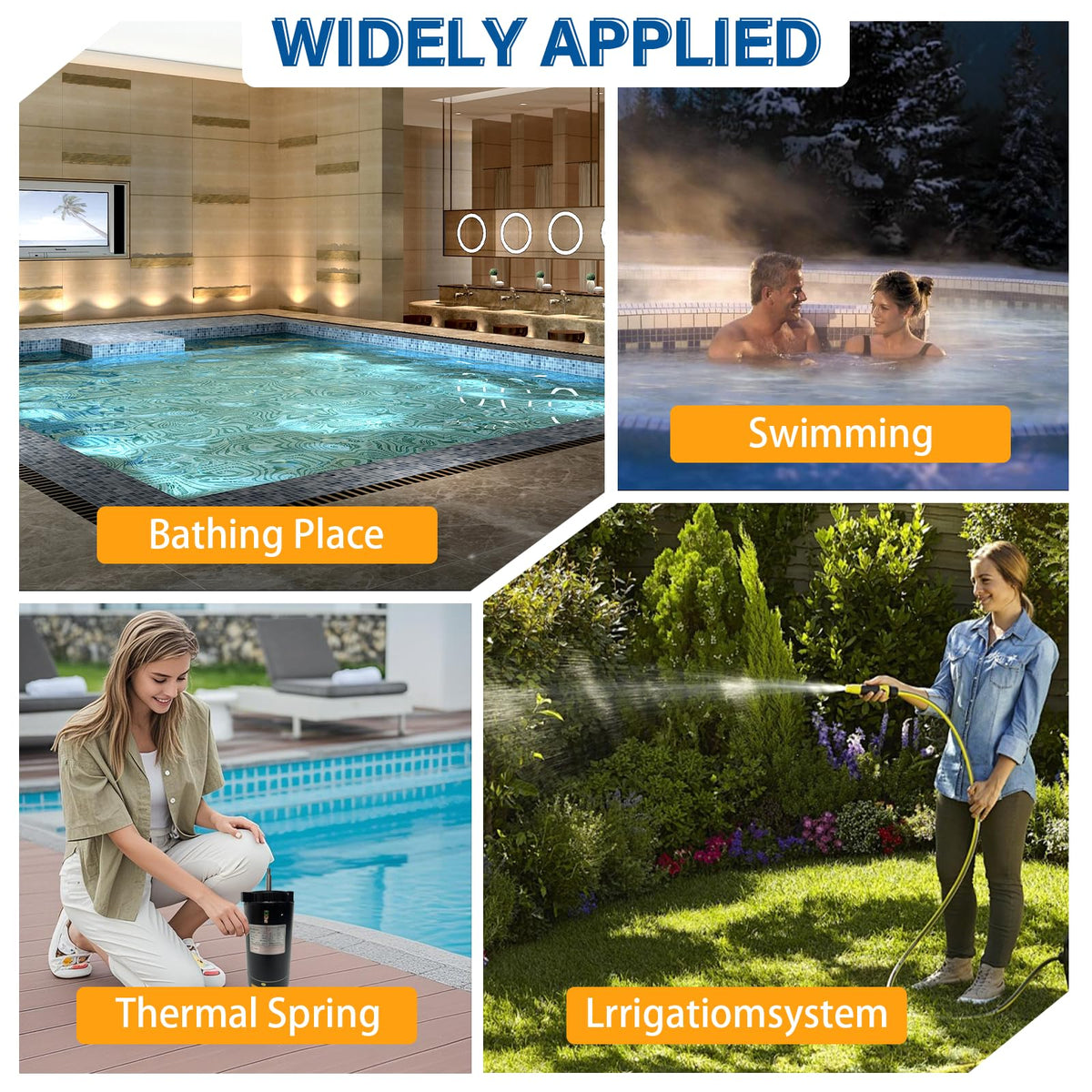 XINSTCO installation wiring image highlights DIY friendly wiring access for quick pool restart