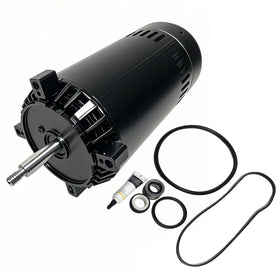 XINSTCO UST1102 motor front view shows compact 1 HP upgrade for pool systems