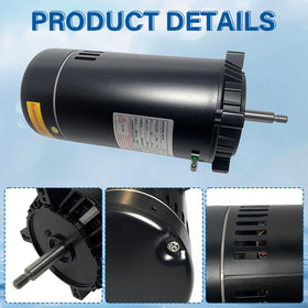 XINSTCO UST1102 motor side view highlights durable construction for outdoor pools