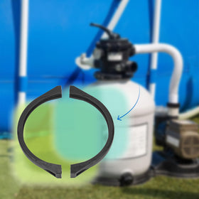 Tool-free, easy-install replacement kit for pool sand filters.