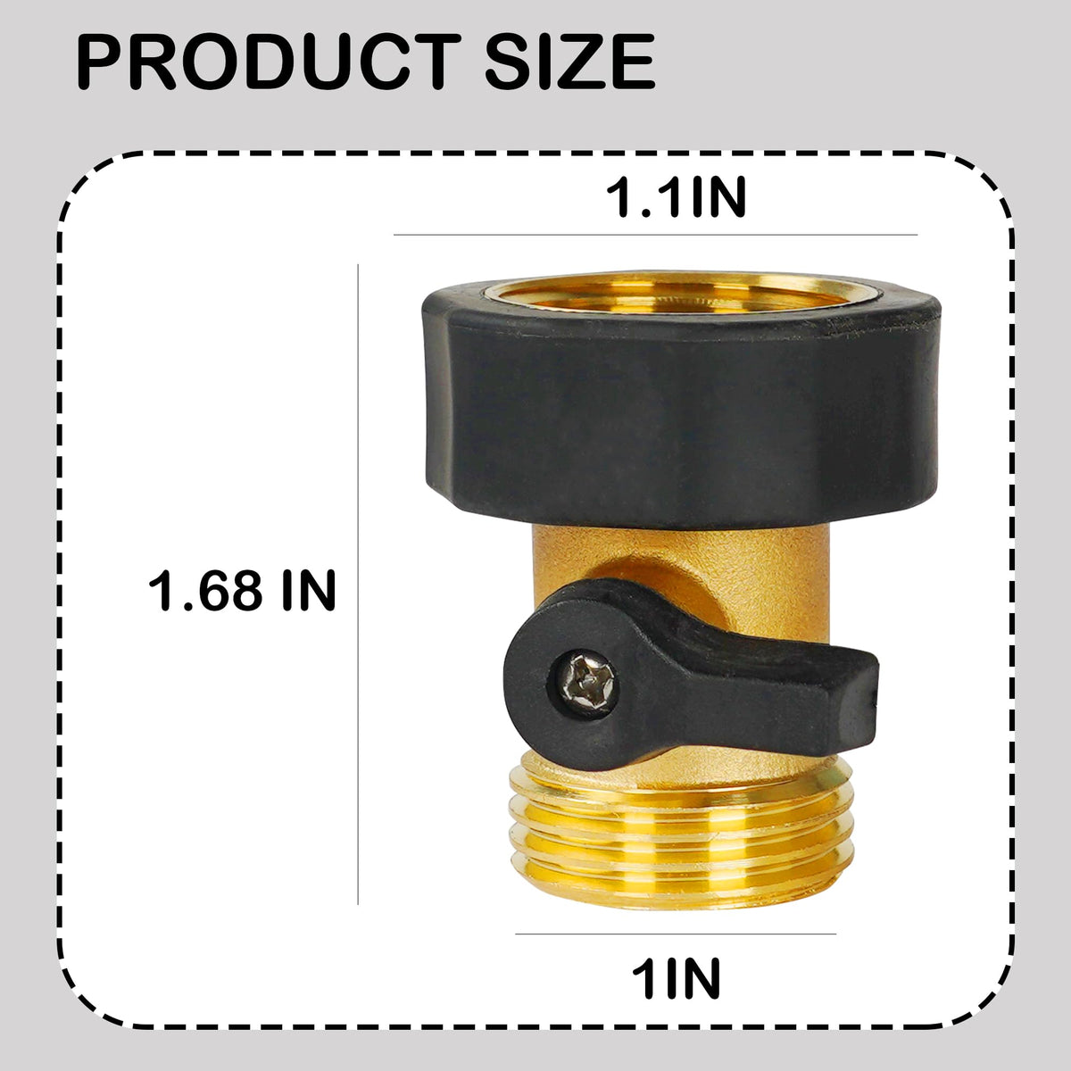 Xiny Tool three brass valves pack for versatile outdoor setups