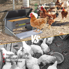 XINYI no-waste design minimizes spills and keeps feed clean.