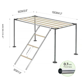 XINYI easy-assembly chicken perch helps setup without tools.