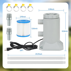 XINYIQI entry-level-pool-pump offers simple maintenance for beginners.