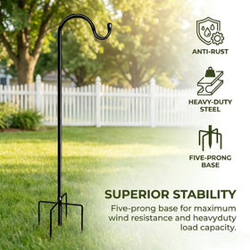 XIRUJU easy installation by twisting and inserting into the ground.