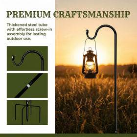 XIRUJU rustproof coating keeps the hook looking great in all weather.