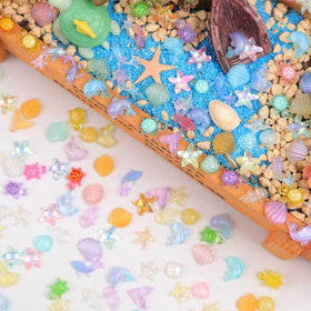 XISHAN miniature sea animals with smooth edges for safe children’s crafts.