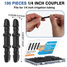 Xiuouix barbed coupler 1/4 inch offers sturdy, universal compatibility with common tubing.